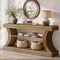 70.9" Entryway Console Table with 3-Tier Shelves Sofa Table Behind Sofa